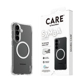 Care By Panzerglass Samba Case Transparent W. Blanco Qi Samsung New Galaxy S26 Plus