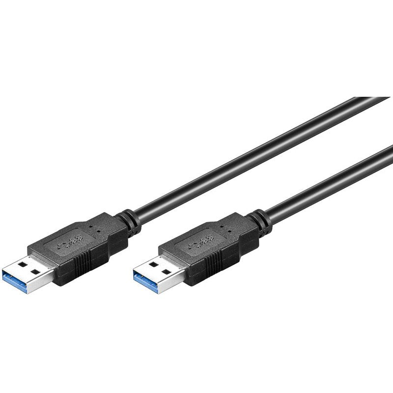 Kabel Usb 3.0 A->A S/S  5,0m Schwarz
