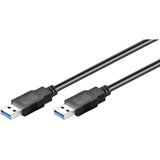 Kabel Usb 3.0 A->A S/S  5,0m Schwarz