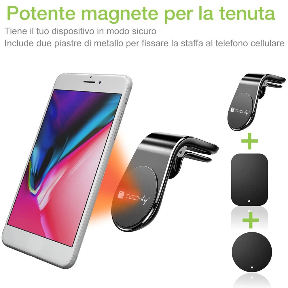 Techly I-Smart-Unialty  Soporte Pasivo Teléfono Móvil/Smartphone Negro