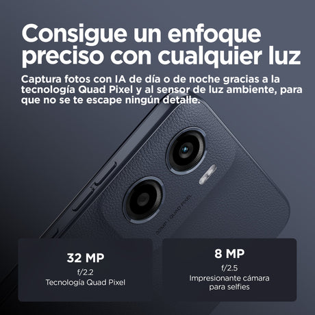 EAN 840023295997 - Motorola moto e15 16,9 cm (6.67") SIM doble Android 14 Go edition 4G USB Tipo C 2 GB 64 GB 5200 mAh Azul imagen 7
