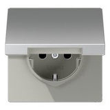 Jung Al1520kl Schuko Steckdose M.Klappd. 16a 250v Ls Aluminium