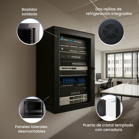EAN 5902560367256 - Extralink EX.7256 armario rack Bastidor de pared imagen 11