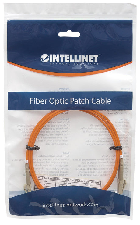 EAN 0766623471206 - Intellinet 1.0m LC M/M Cable de fibra óptica e InfiniBand 1 m Naranja imagen 4