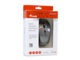 Equip Ratón Óptico Inalámbrico, Mini Gris