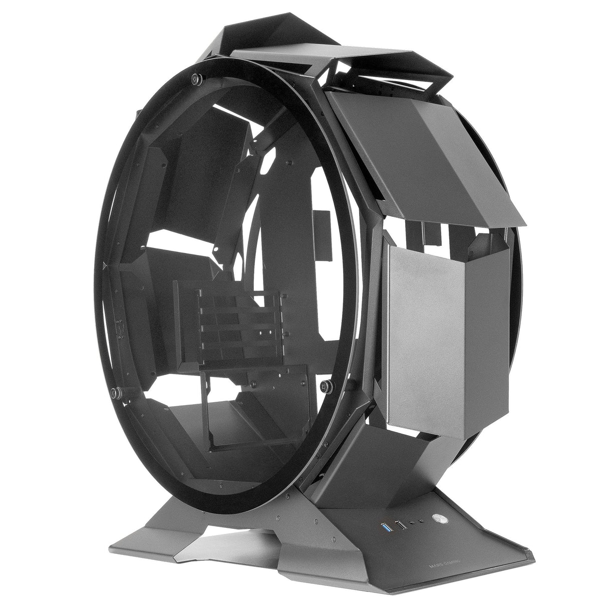 Caja Pc Marsgaming Microatx Mcorb Premium Rgb Negro