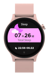 Smartwatch Denver Swc-338ro  3,51 Cm (1.38") Tft 44.5 Mm Digital 240 X 240 Pixeles Pantalla Táctil Rosa