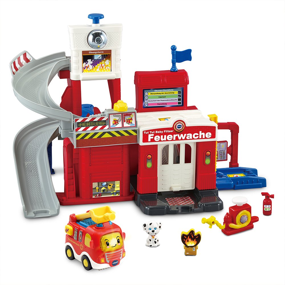 Vtech Hace Velocistas Para Bebés - Estación De Bomberos, Construcción De Juegos 80-543004