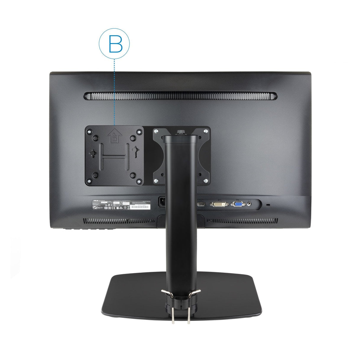 Tooq Soporte Vesa Para Mini Pc - Peso Max 3kg - Vesa 100x100 - Negro