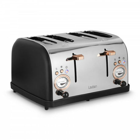 EAN 4260645681033 - Lauben LBN4ST1500BC tostadora 6 4 rebanada(s) 1500 W Negro, Acero inoxidable imagen 3