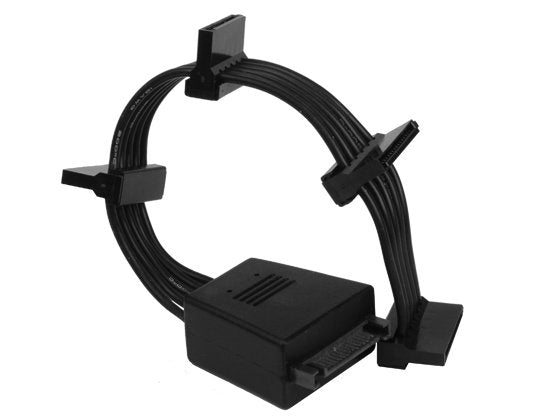 Silverstone Cp06-E4 Cable Sata-Power Para 4 Discos