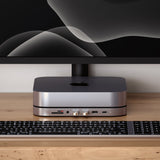 Satechi Aluminum Do Mac Mini Usb-C (Usb-C, 3x Usb-A, Czytnik Kart Micro/Sd, Jack Port) (Gwiezdna Szarosc)