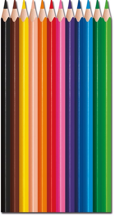 Maped Lápices De Colores Color´Peps Strong Estuche De 12 + Lápiz + Sacapuntas C/Surtidos