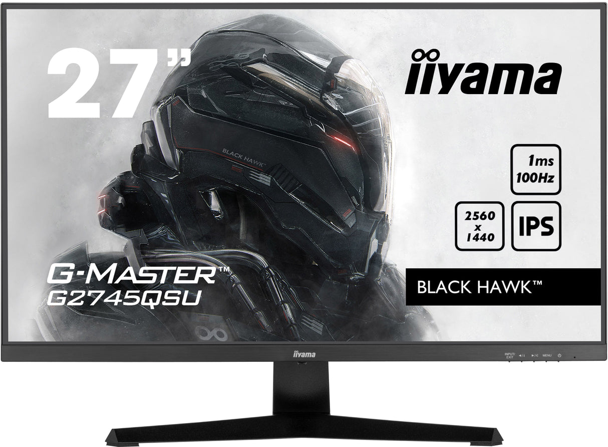 Monitor Iiyama Tft G2745qsu 68.5cm Ips 27'' 2560x1440 Hdmi Dp 2xusb-Hub
