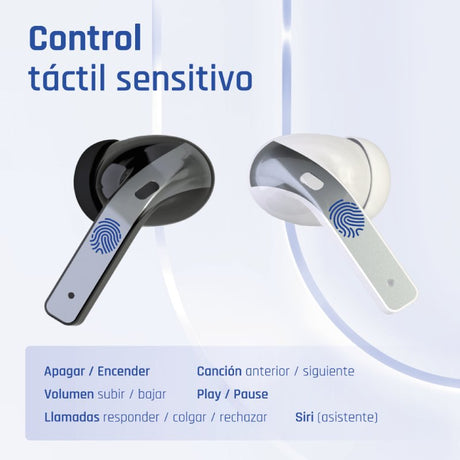 EAN 8435364319352 - iggual True Sound True Wireless Stereo (TWS) Dentro de oído Llamadas/Música Blanco imagen 13