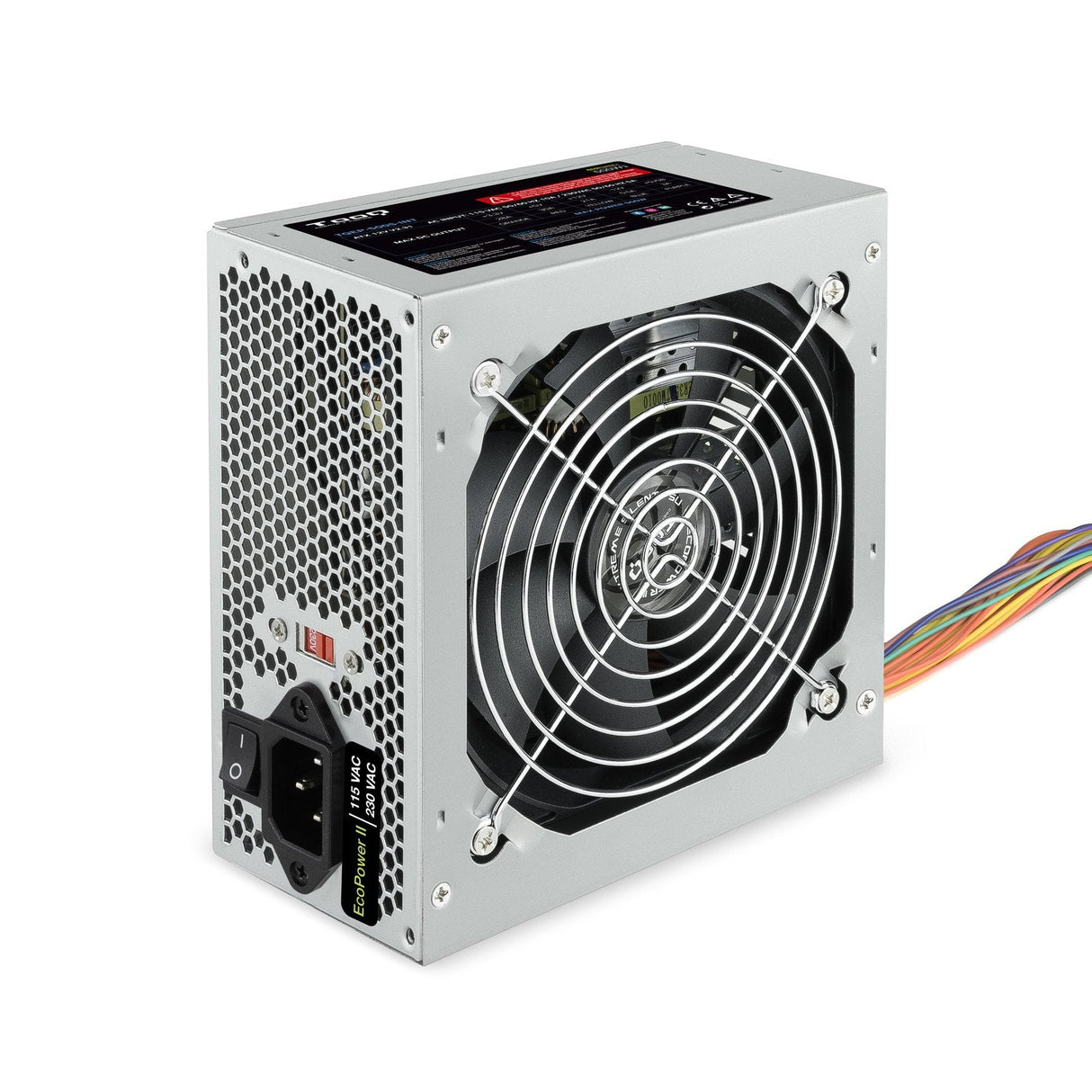 EAN 8433281007277 - TooQ TQEP-500S-INT unidad de fuente de alimentación 500 W 24-pin ATX ATX Plata imagen 1