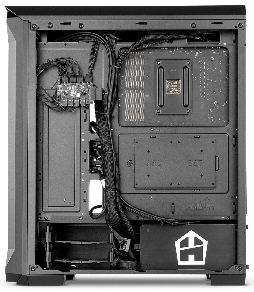 Caja Pc Nox Atx Hummer Quantum 1xusb3.0 2xusb2.0 Negro Argb