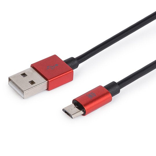 Premium Cable  Maillon Micro Usb 2.4 Aluminio Red 1m