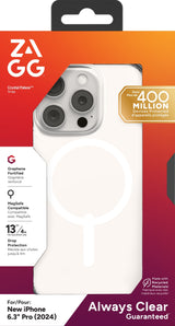 Zagg Case Para Apple Iphone 16 Pro Crymal Palace Snap Clear