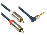 Cable Good Connections Audio 3,5mm-St. Gew.-2xrca St. 1,5m