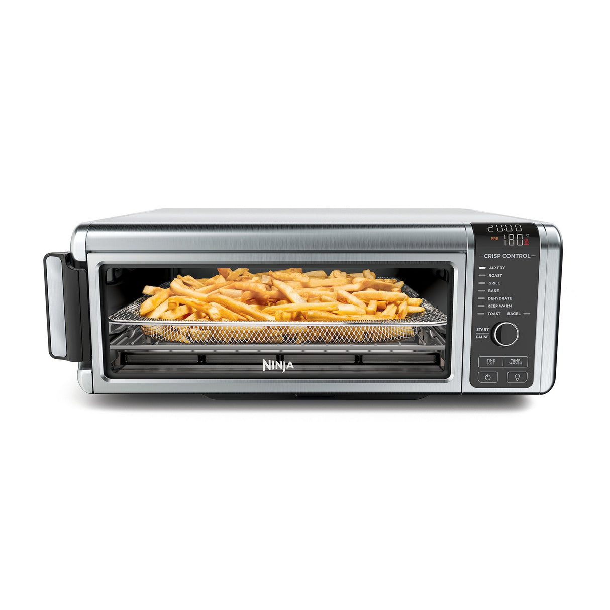 Ninja Sp101 Sencillo 10 L Independiente 2400 W Freidora De Aire Caliente Negro, Acero Inoxidable