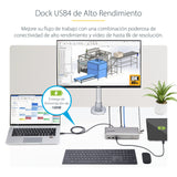 Startech.Com Usb4 Docking Station, Usb-C 40gbps, Dual Video Hdmi, Up To 2x 4k 60hz 4:4:4 (Rgb) Or 2x 4k 120hz 4:2:2, Mul