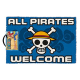 Felpudo All Pirates Welcome One Piece
