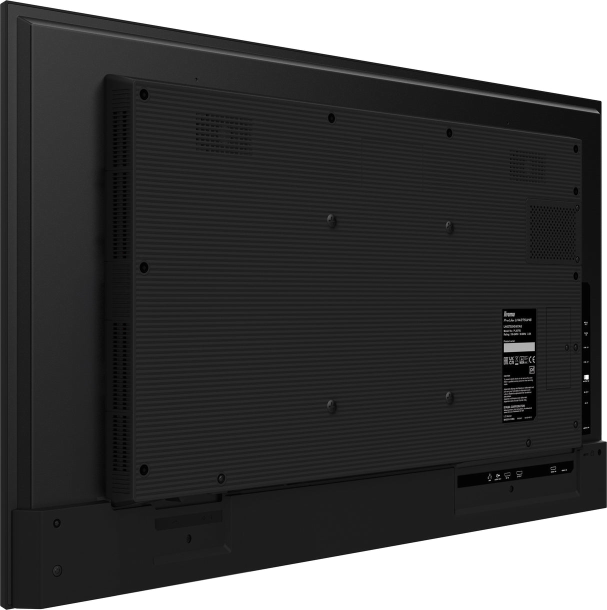 Pantalla De Señalización  Iiyama Lh4375uhs-B1ag  42.5" Lcd 500 Cd / M² 4k Ultra Hd Procesador Incorporado Android 8.0 18/7