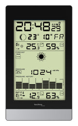 Technoline Ws 9050 Estación Meteorológica Digital Negro, Plata