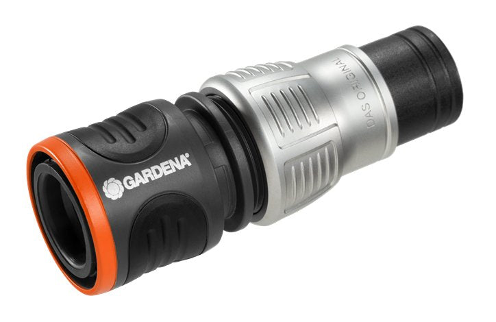 Gardena 18253-20 Accesorio Para Manguera Conector De Manguera Metal, De Plástico Negro, Metálico 1 Pieza(S)