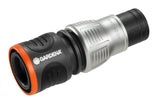 Gardena 18253-20 Accesorio Para Manguera Conector De Manguera Metal, De Plástico Negro, Metálico 1 Pieza(S)