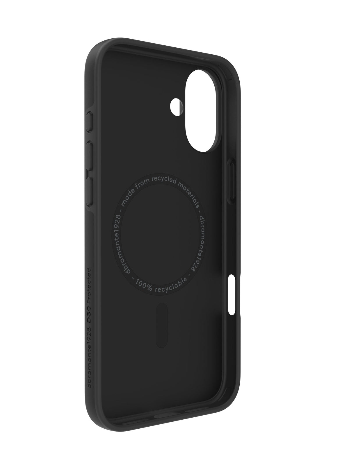 Dbramante1928 Iceland Ultra - Hintere Cubierta Fr Mobiltelefon - Magsafe-Kompatibilitt - D3o, Plástico - Negro - Fr Apple Iphone 16 P