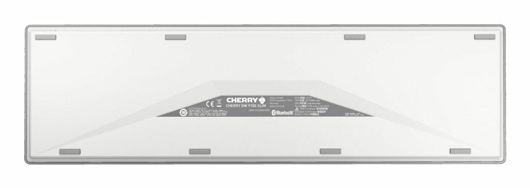 Cherry Desktop Dw 9100 Slim [Ch] Wl Aes Silver/White Bt Lithium Akku - Wochenlange Nutzung Ohne Aufladung