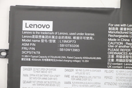 EAN 5704174666851 - Lenovo 5B10W13963 refacción para laptop Batería imagen 5