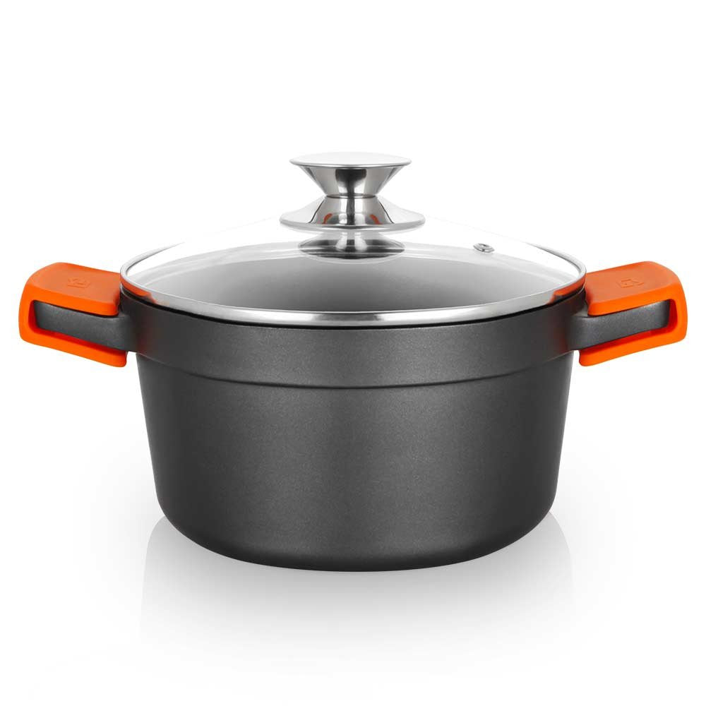 Orbegozo Cdh 3020 - Cacerola De Aluminio Fundido Resistente - Versatilidad Y Seguridad En La Cocina - Antiadherente Y