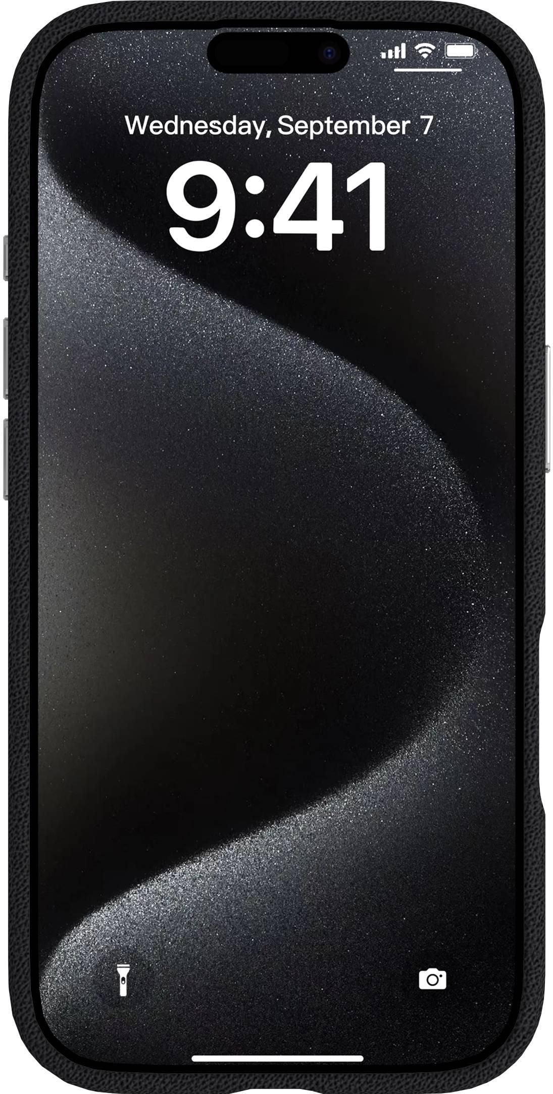 Infinite (Grs) Venice Iphone  17 Black Leather Magnetic