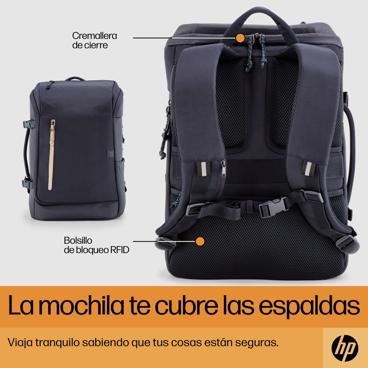 EAN 0196548661084 - HP Travel 25 Liter 15.6 Blue Night Laptop Backpack 39,6 cm (15.6") imagen 8
