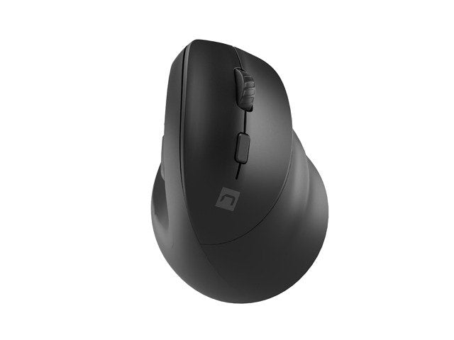 Ratón Vertical Natec, Crake 2, Inalámbrico, 2400 Dpi, Negro