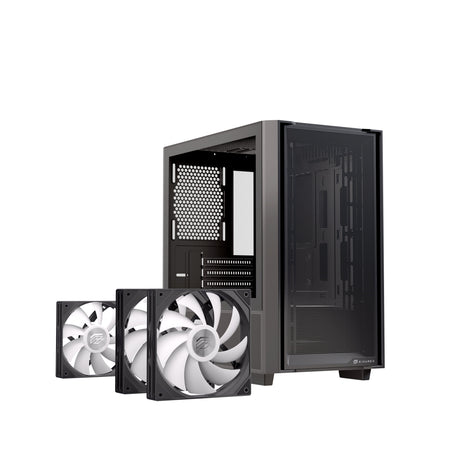 EAN 6977277360400 - Einarex EXCS-PM-150R-B carcasa de ordenador Midi Tower Negro imagen 4