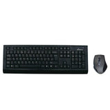 Mediarange Funk-Teclado Und Raton Set Qwert Uk Negro Gra