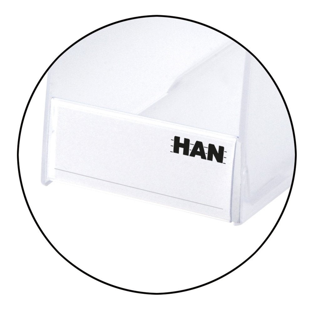 Han Stehsammler Antistatisches, Schwermetallfreies Polystyrol Transparente-Transparente , Din C4