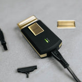 EAN 0043917008363 - Wahl 07057-016 afeitadora Máquina de afeitar de láminas Recortadora Negro, Oro imagen 3