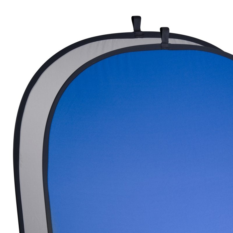 Fondo Plegable 2 En 1 Walimex Gris/Azul, 180x210cm