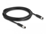 Delock M8 4 Pin Cable A-Kodiert Stecker Zu Buchse Pur (Tpu) 3 M