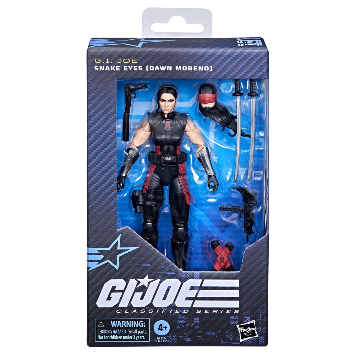 Figura Snake Eyes Dawn Moreno Gi Joe Classified Series 15cm