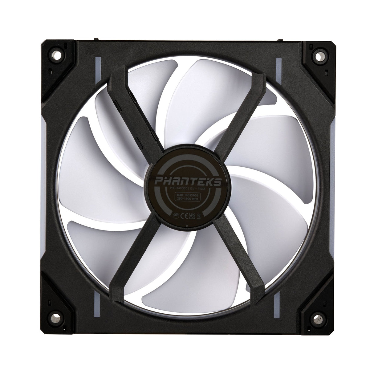 Phanteks D30 Reverse Airflow 140mm Drgb Pwm Triple Fan Pack - Black