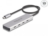 Delock Usb 10 Gbps Usb Tipo-C Hub Con 4 X Usb Tipo-C Hembra
