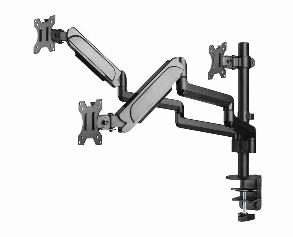 Gembird Desk Mounted Adjustable Mounting Arm For 3 Monitors - Full-Motion