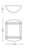 EAN 8718696150566 - Philips Jardín y exterior 1732031P3 Aplique de pared para exterior Bombilla(s) no reemplazable(s) LED 6 W imagen 3