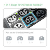 EAN 0731304439684 - APC NetShelter Rack PDU Advanced unidad de distribución de energía (PDU) 42 salidas AC 0U Negro imagen 6